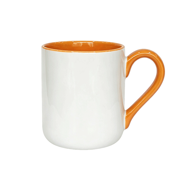 11oz U Shape Inner Handle Color Mug - Image 4