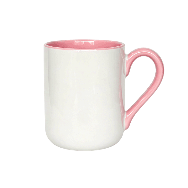 11oz U Shape Inner Handle Color Mug - Image 5