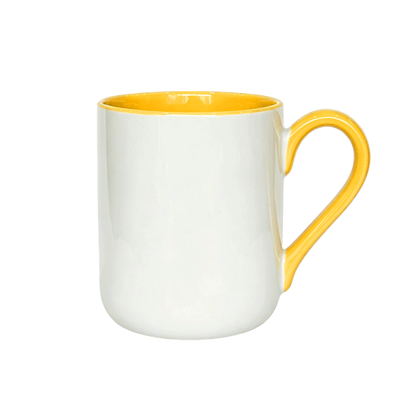 11oz U Shape Inner Handle Color Mug - Image 7