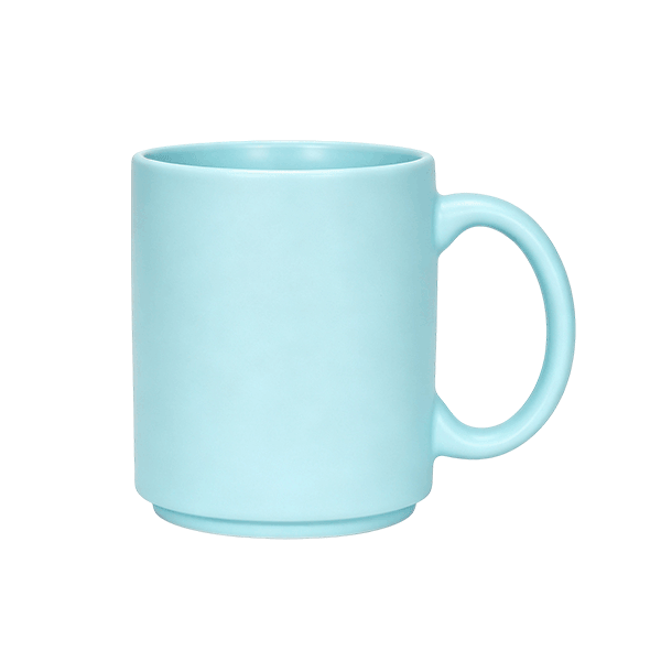11oz Macaron Colors Stacked Coffee Mug - Image 2