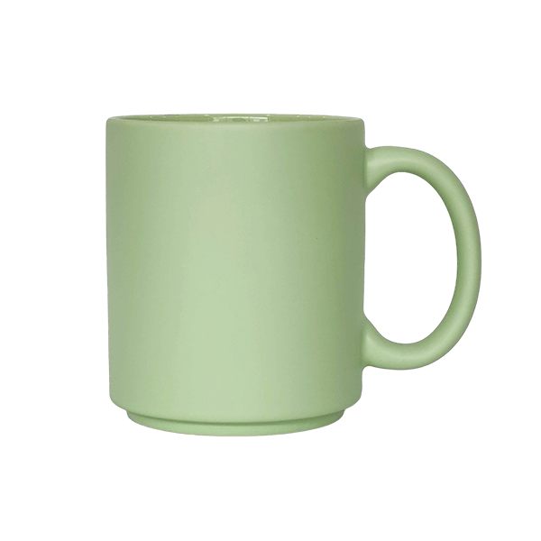 11oz Macaron Colors Stacked Coffee Mug - Image 8