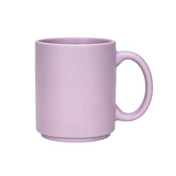 11oz Macaron Colors Stacked Coffee Mug - Image 5