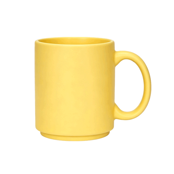 11oz Macaron Colors Stacked Coffee Mug - Image 7