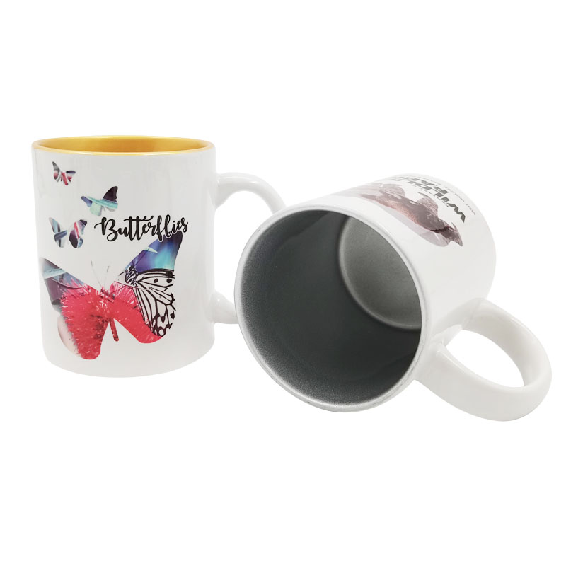 11oz Inner Gold/Silver Mug - Image 7