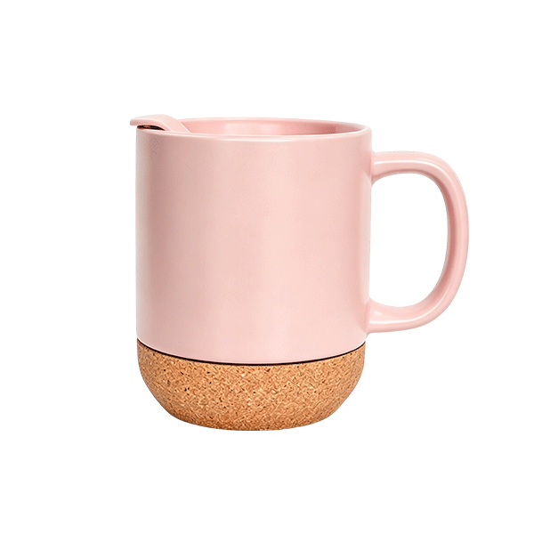 13oz Ceramic Mug With Cork Base