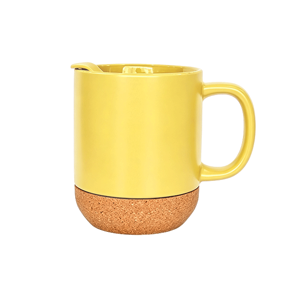 13oz Ceramic Mug With Cork Base