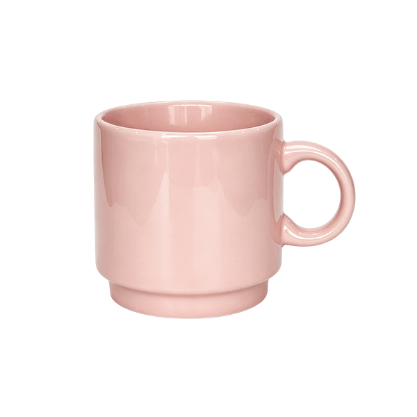 9oz Macaron Colors Stacked Coffee Mug - Image 4