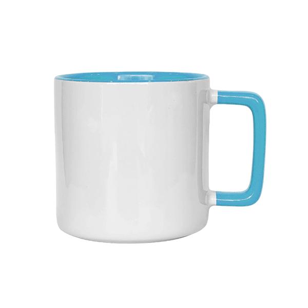 12oz Inner Handle Colored Mug - Image 5