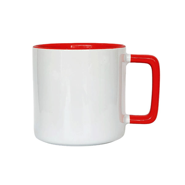 12oz Inner Handle Colored Mug - Image 8