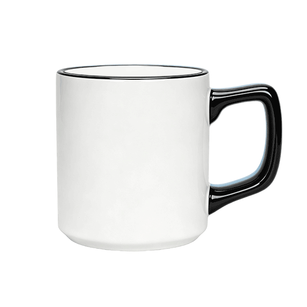 14oz Rim Handle Colored Mug Copy - Image 2