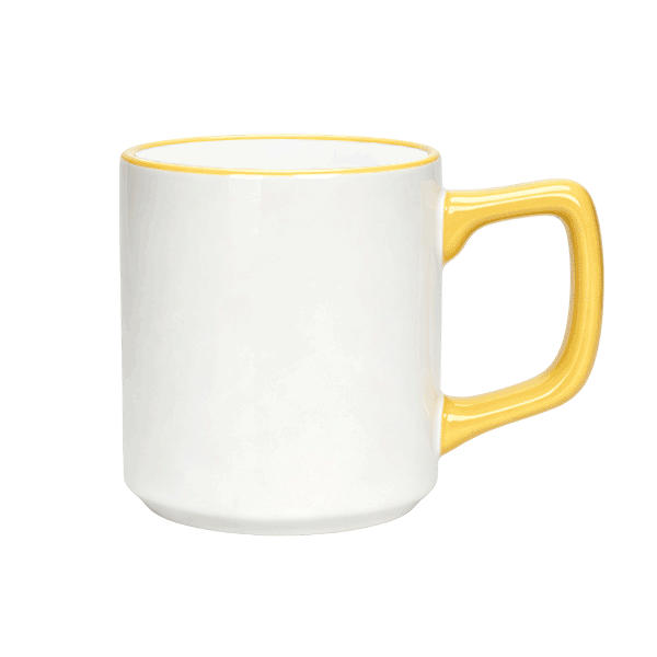 14oz Rim Handle Colored Mug Copy - Image 7