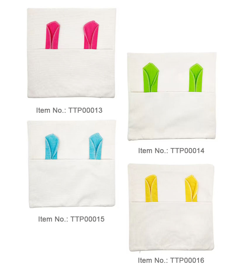 Sublimation Blanks EasterBunny Pillow Cover - Image 7